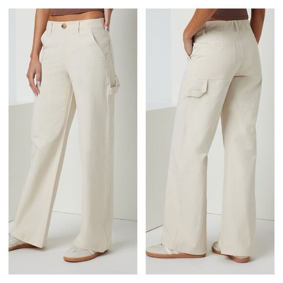 NWT Vuori Getaway Carpenter Pant in Milkweed L - Picture 1 of 12